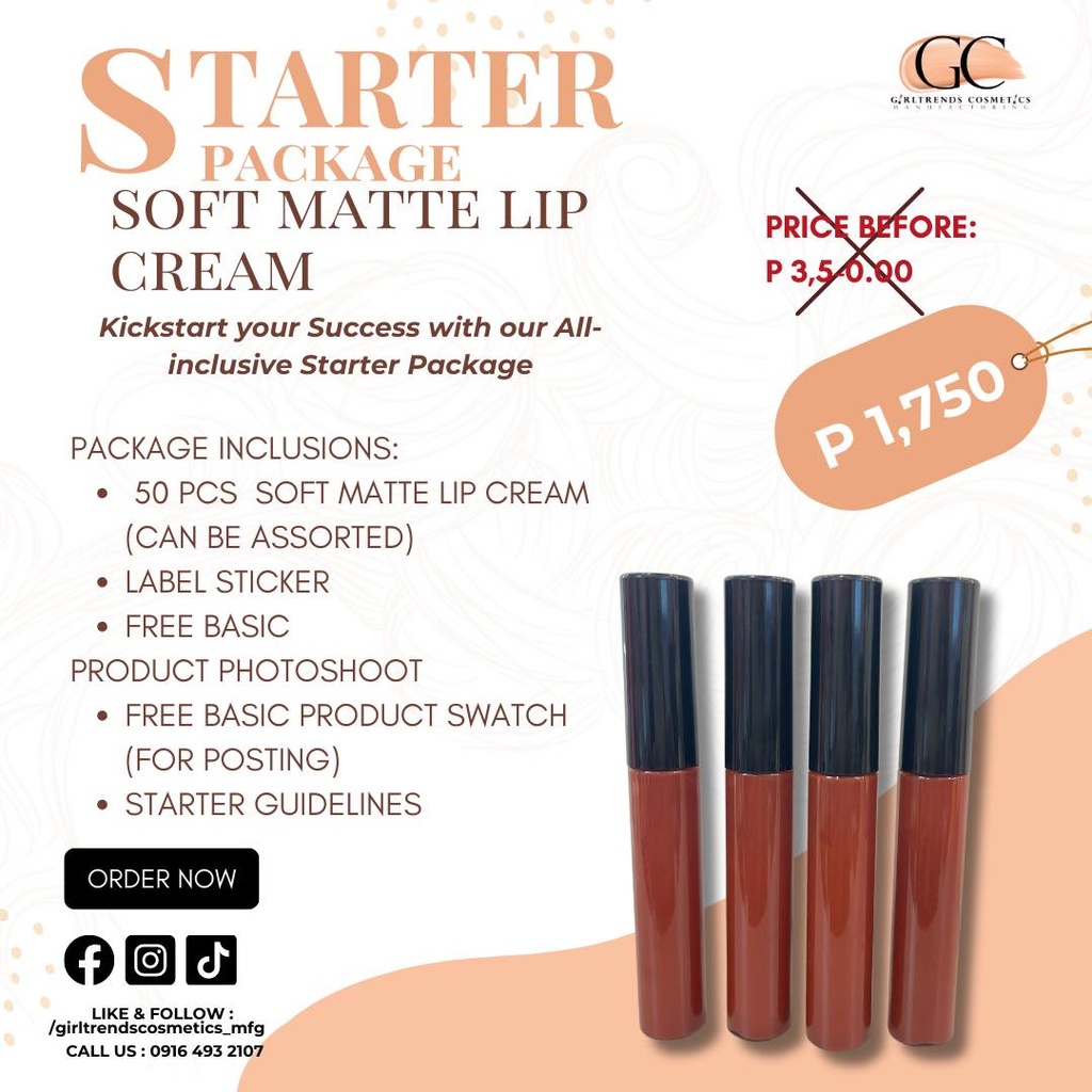 Soft Matte Lip Cream - Starter Package 2