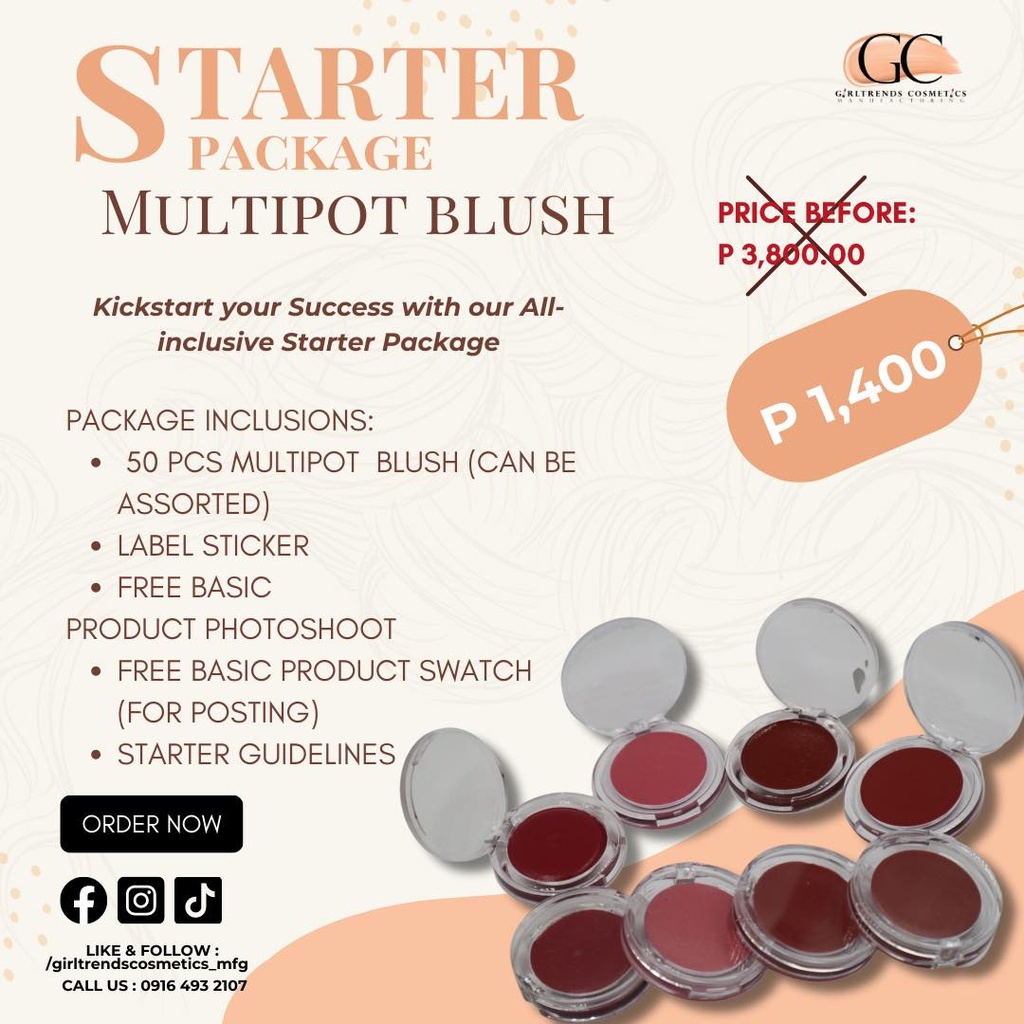 Multipot Blush - Starter Package 4